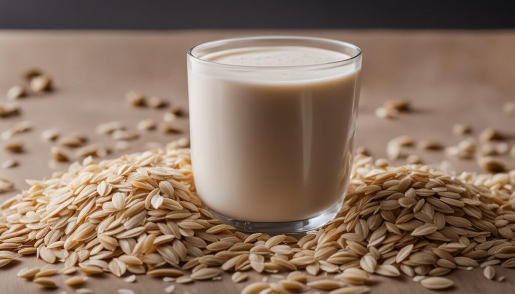 oat milk and skin oat milk and skin